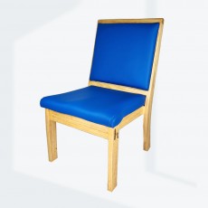 고무나무 원목 개인 고급 의자 M5-05  ( 등판높이가 5cm 높은모델 )